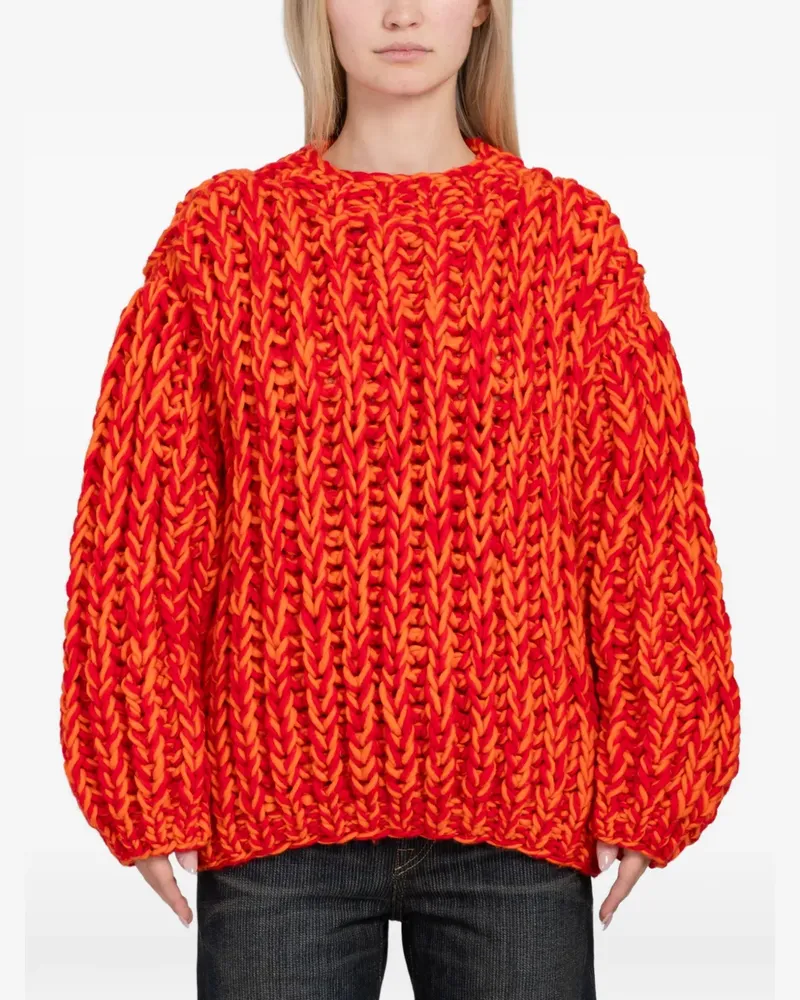 Séfr Sol chunky-knit sweater - Rot Rot