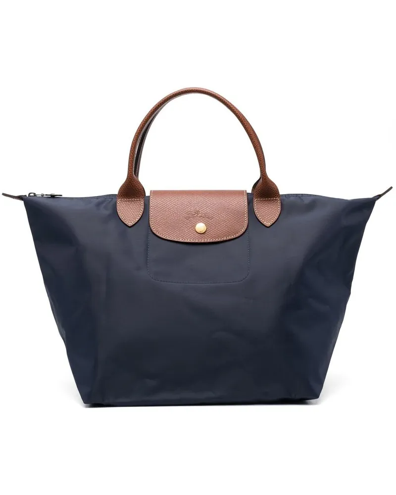Longchamp Mittelgroße Le Pliage Handtasche - Blau Blau