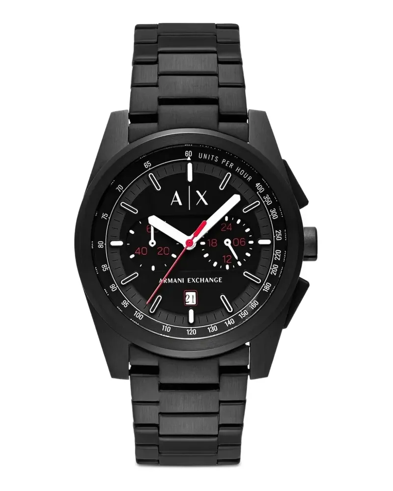 Armani Exchange Parker chronograph 42mm watch - Schwarz Schwarz