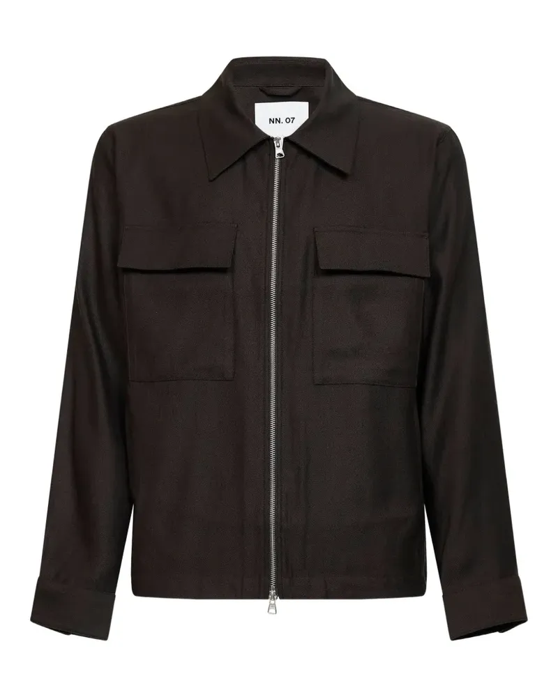 NN 07 Alban zip-up jacket - Braun Braun