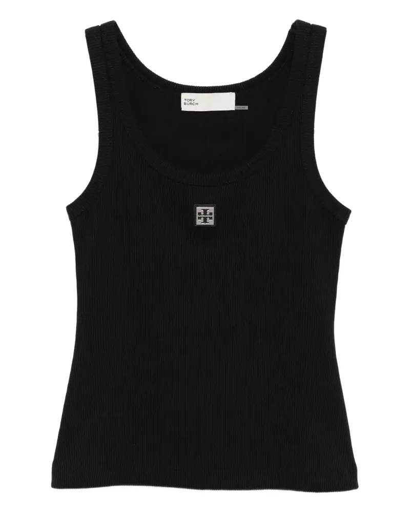Tory Burch Scoop Tanktop - Schwarz Schwarz