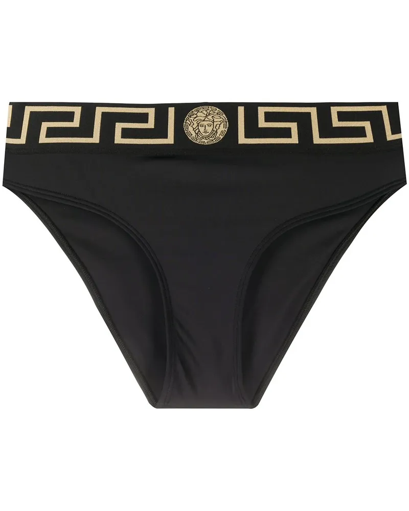 Versace Greca Border bikini bottoms - Schwarz Schwarz