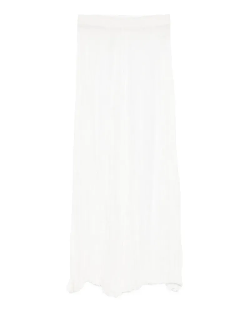 P.A.R.O.S.H. P.A.R.O H. Midirock mit elastischem Bund - Weiß Weiß