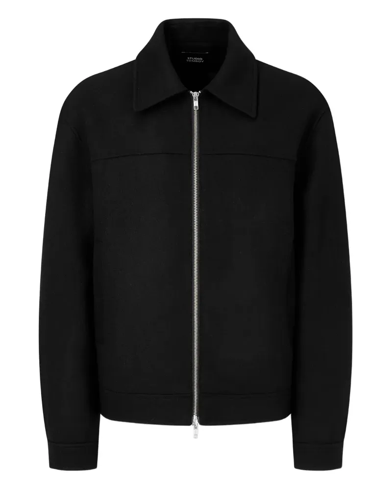 STUDIO TOMBOY Jacke mit Reißverschluss - Schwarz Schwarz
