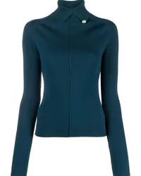 Lanvin Verzierter Rollkragenpullover Blau