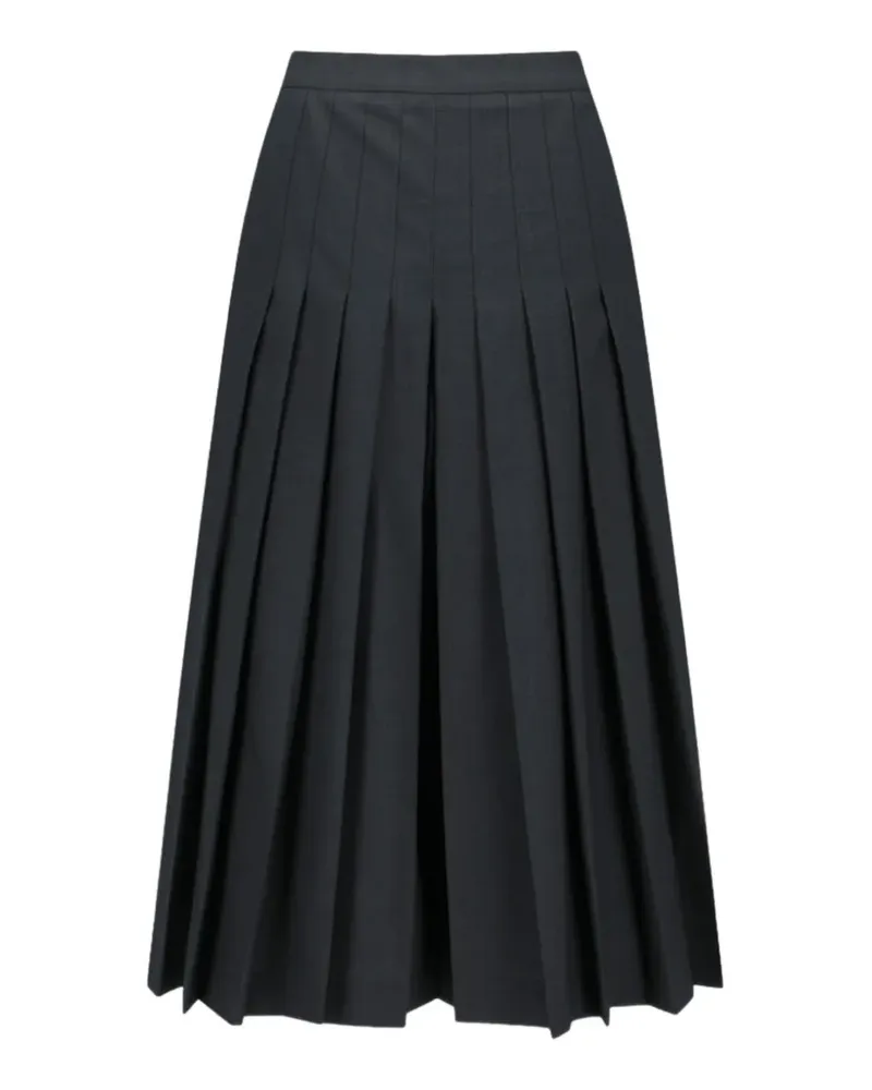 AMOMENTO pleated culotte trousers - Grau Grau