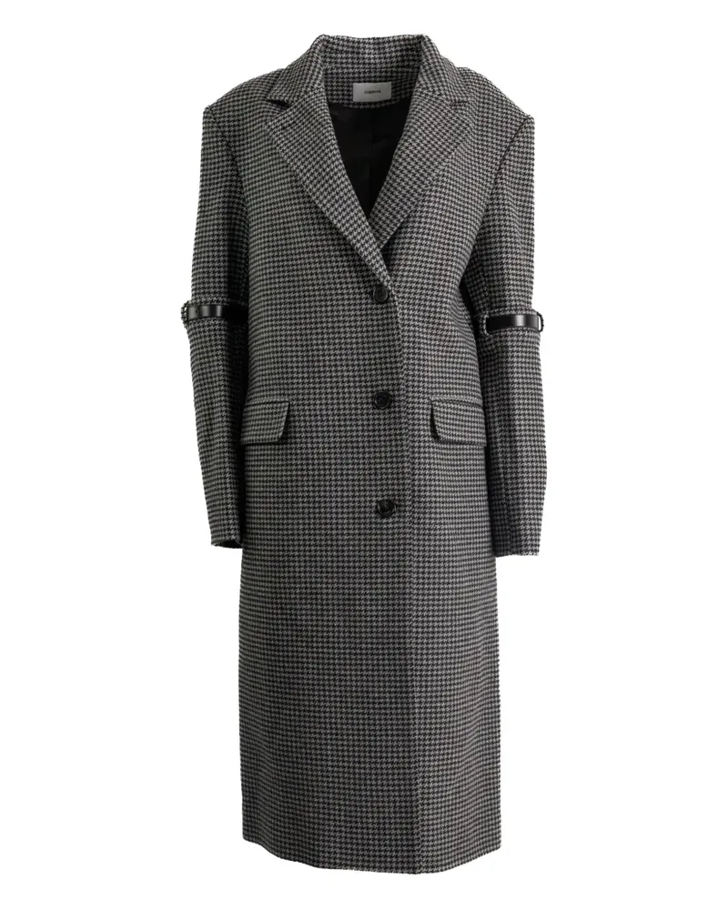 COPERNI houndstooth strap coat - Grau Grau