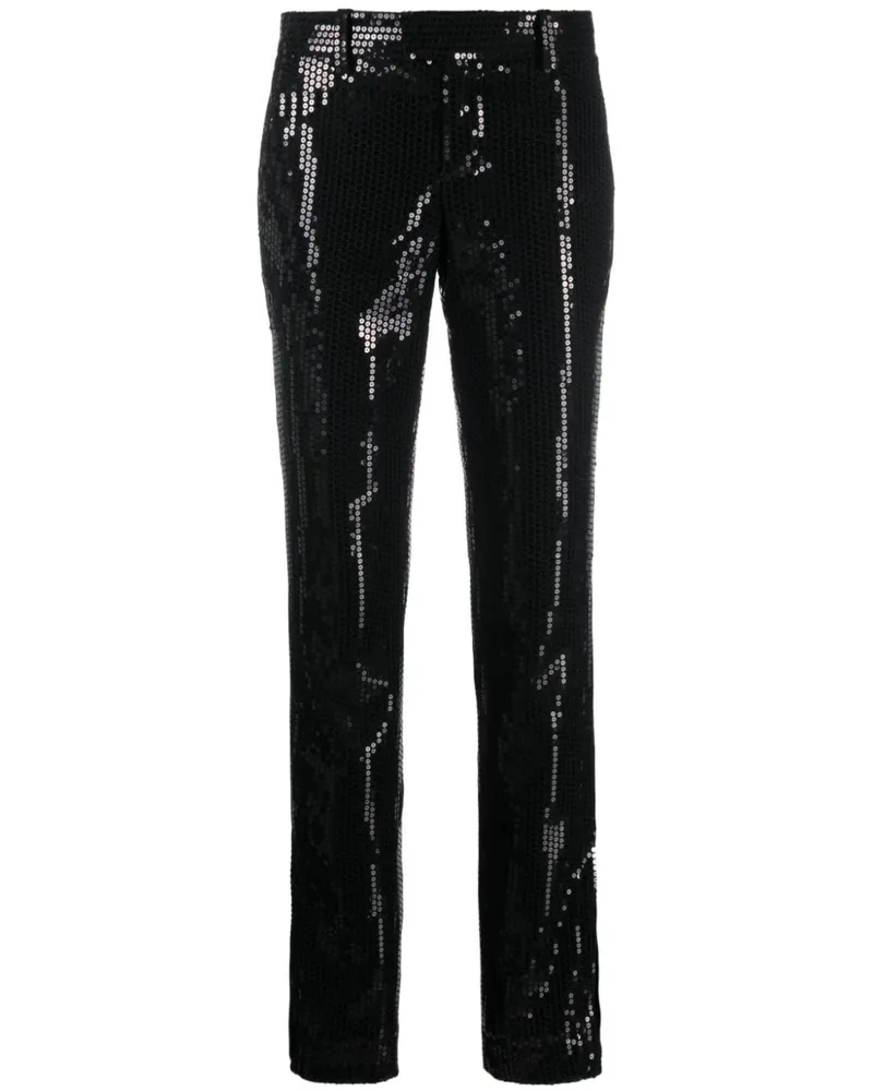 Zadig & Voltaire Pruny Tapered-Hose mit Pailletten - Schwarz Schwarz