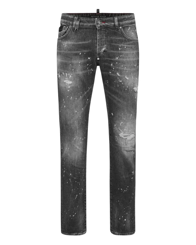 Philipp Plein Jeans im Distressed-Look - Grau Grau