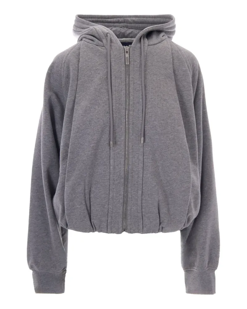 SPORTMAX Kapuzenjacke mit Kordelzug - Grau Grau
