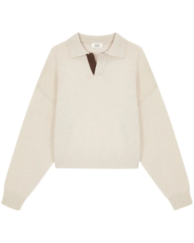 STUDIO TOMBOY Pullover aus Wolle - Nude Nude