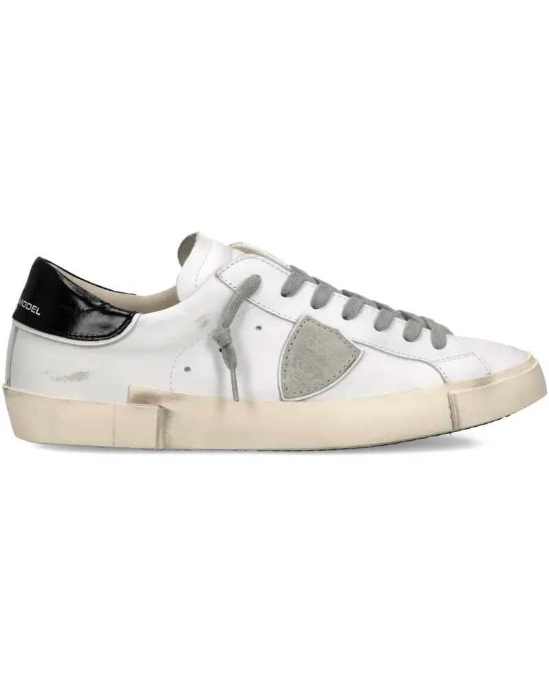 Philippe Model Prsx Sneakers mit Triangel-Patch - Weiß Weiß