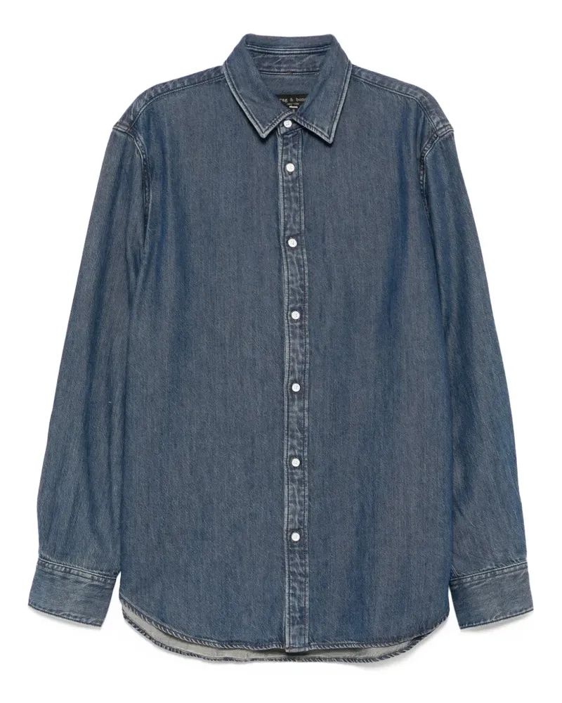 Rag & Bone Klassisches Jeanshemd - Blau Blau
