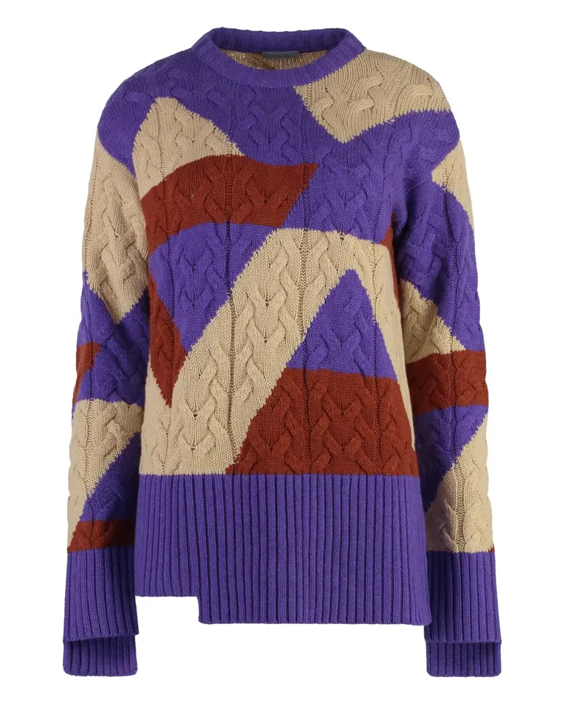 Malo Pullover aus Kaschmir - Violett Violett