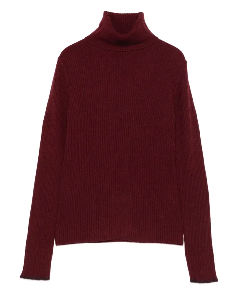 MAISON HOTEL Pullover mit Rollkragen - Rot Rot