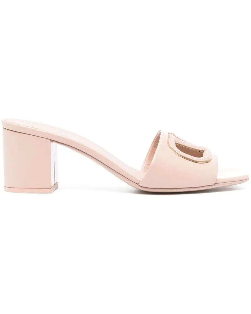 Valentino Garavani VLogo Sandalen mit Cut-Out 60mm - Nude Nude
