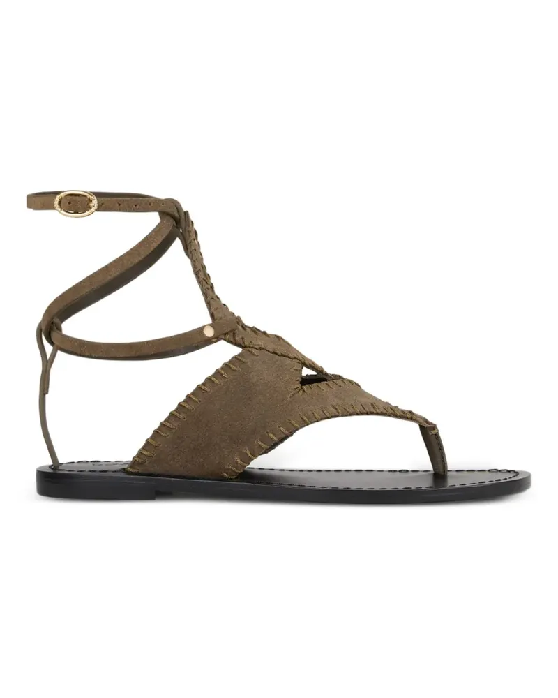 ba&sh Capri flat sandals - Grün Grün