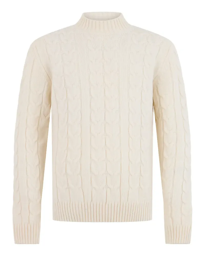 Slowear Pullover mit Zopfmuster - Nude Nude