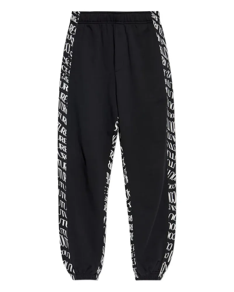 Versace Jeans Jogginghose mit Logo - Schwarz Schwarz