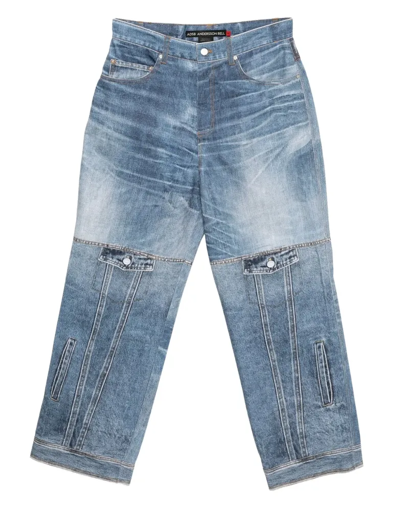 Andersson Bell Jeans mit Print - Blau Blau