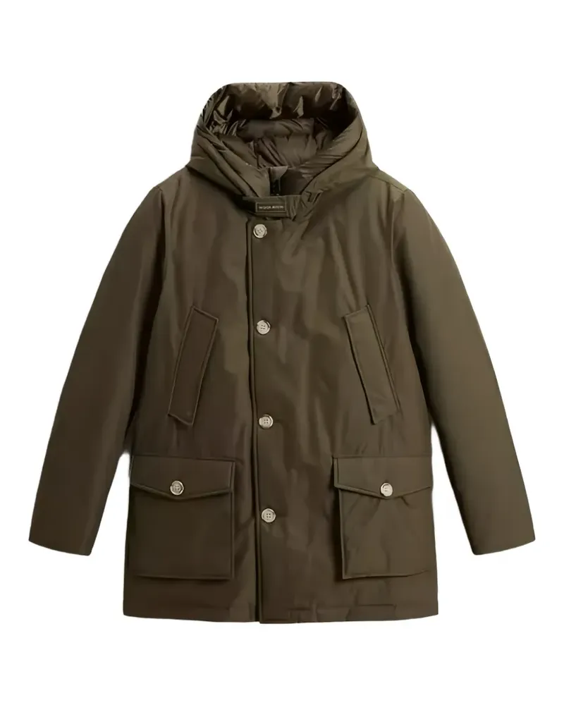 Woolrich Arctic hooded button-fastening coat - Grün Grün