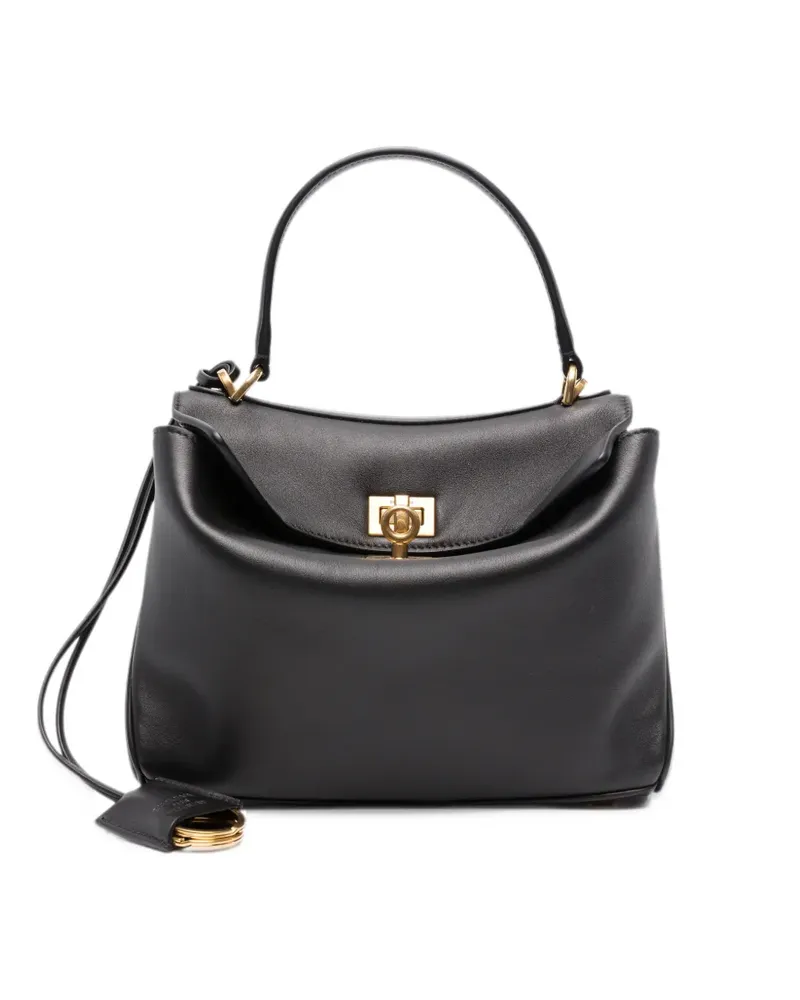 Balenciaga Mini Rodeo Handtasche in Schwarz Schwarz