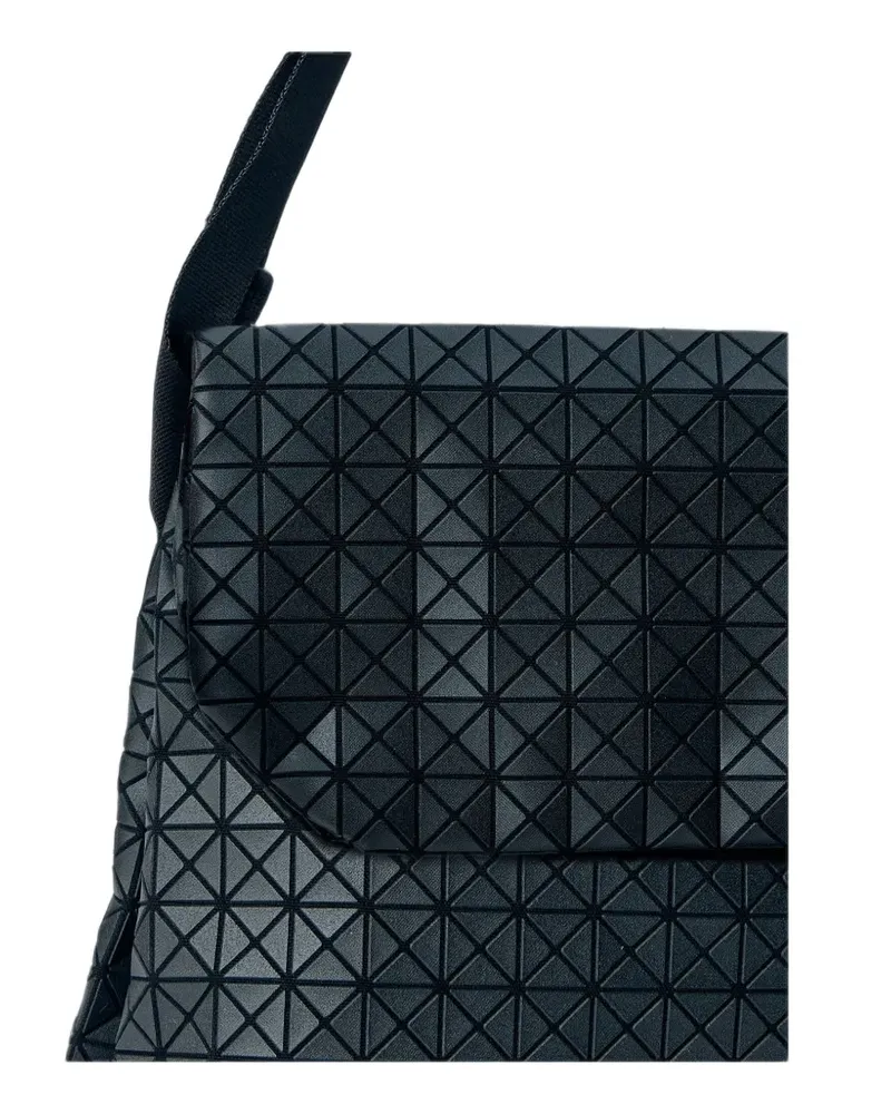 Issey Miyake Froggy geometric-pattern messenger bag - Schwarz Schwarz