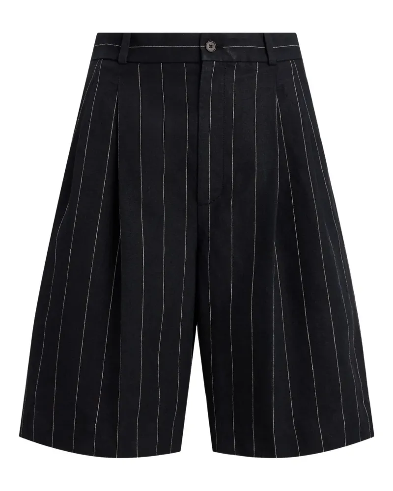 Ralph Lauren Shorts mit Nadelstreifen - Schwarz Schwarz
