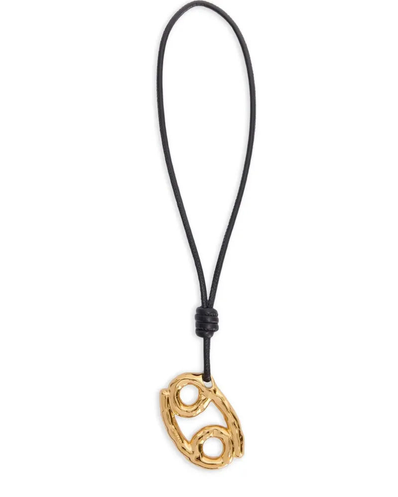 Jil Sander Zodiac Halskette mit Anhänger - Gold Gold