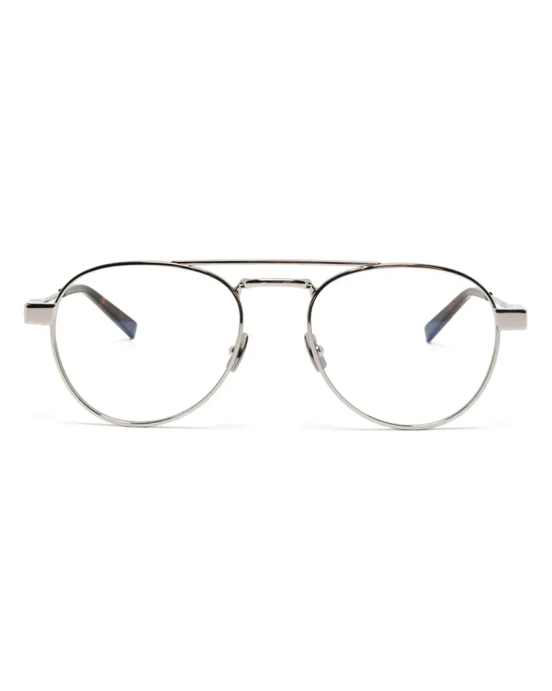 Saint Laurent Brille mit rundem Gestell - Silber Silber