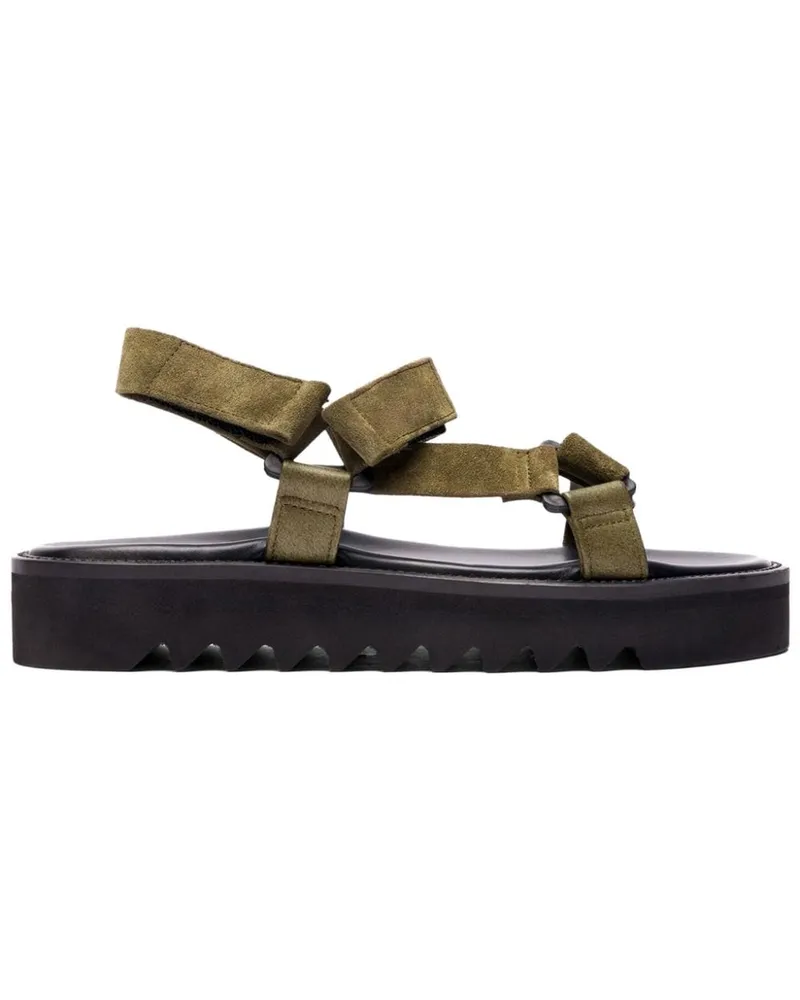 Scarosso Wooster V Sandalen aus Wildleder - Grün Grün