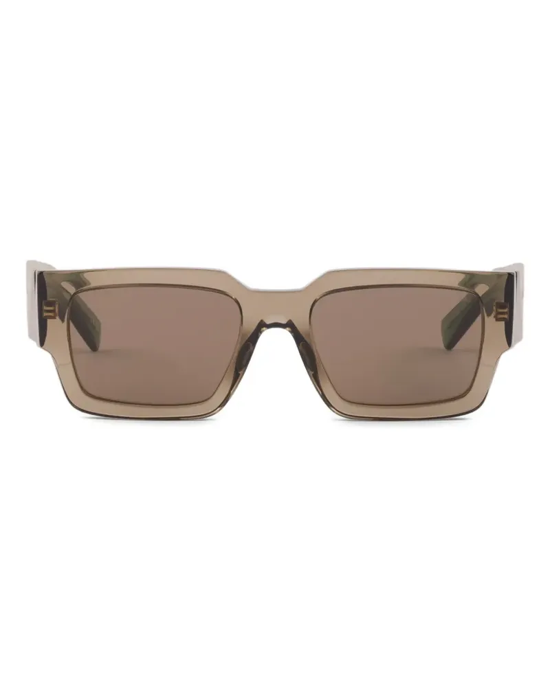 Prada Symbole square-frame sunglasses - Braun Braun
