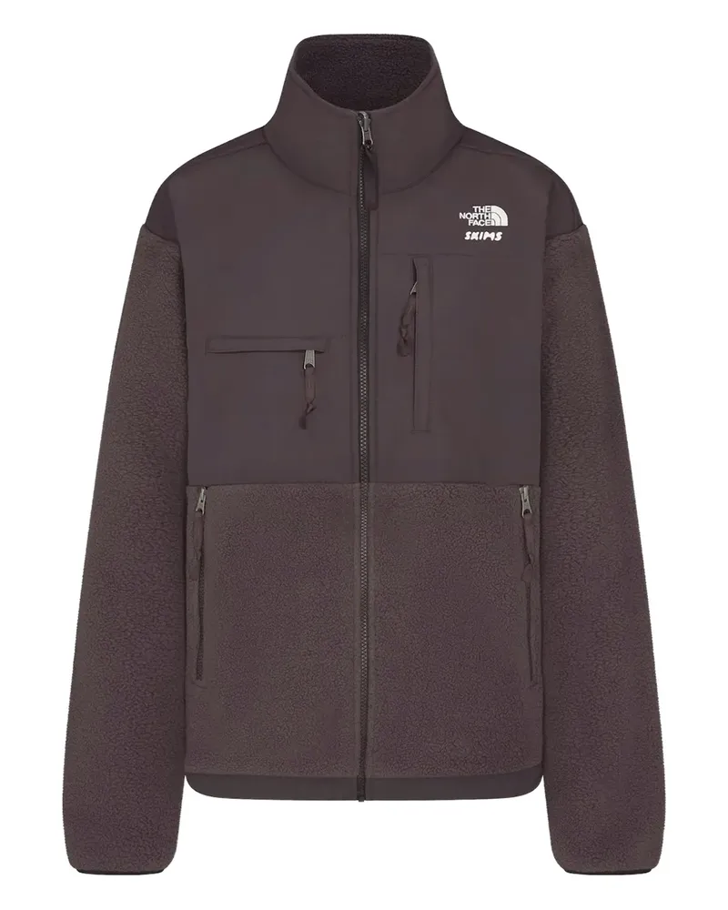 SKIMS x The North Face 1995 Denali Jacke mit Reißverschluss - Braun Braun