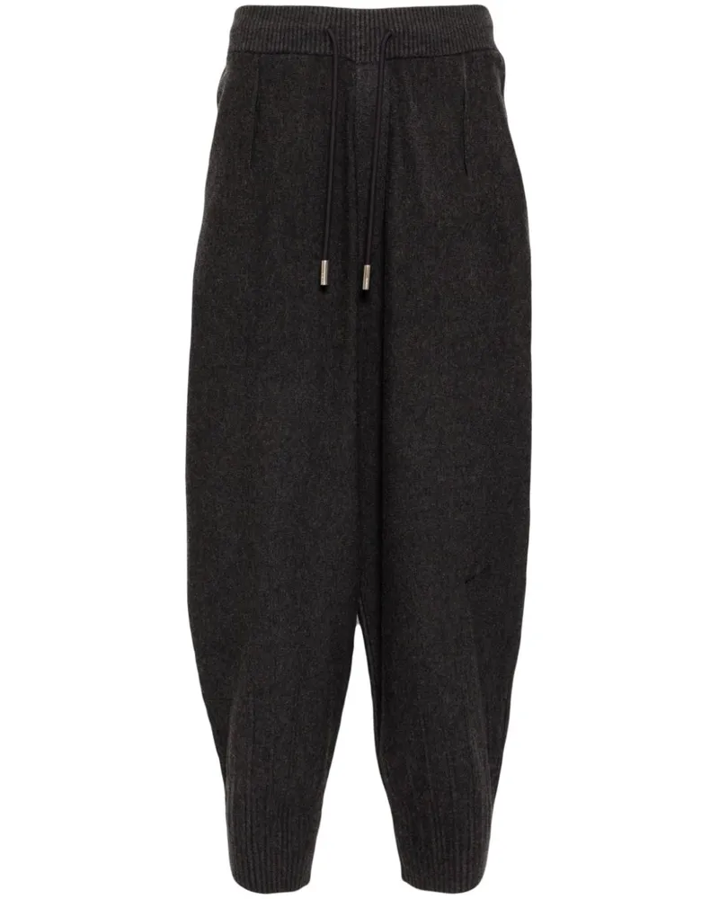 SONGZIO Gestrickte Tapered-Hose - Grau Grau