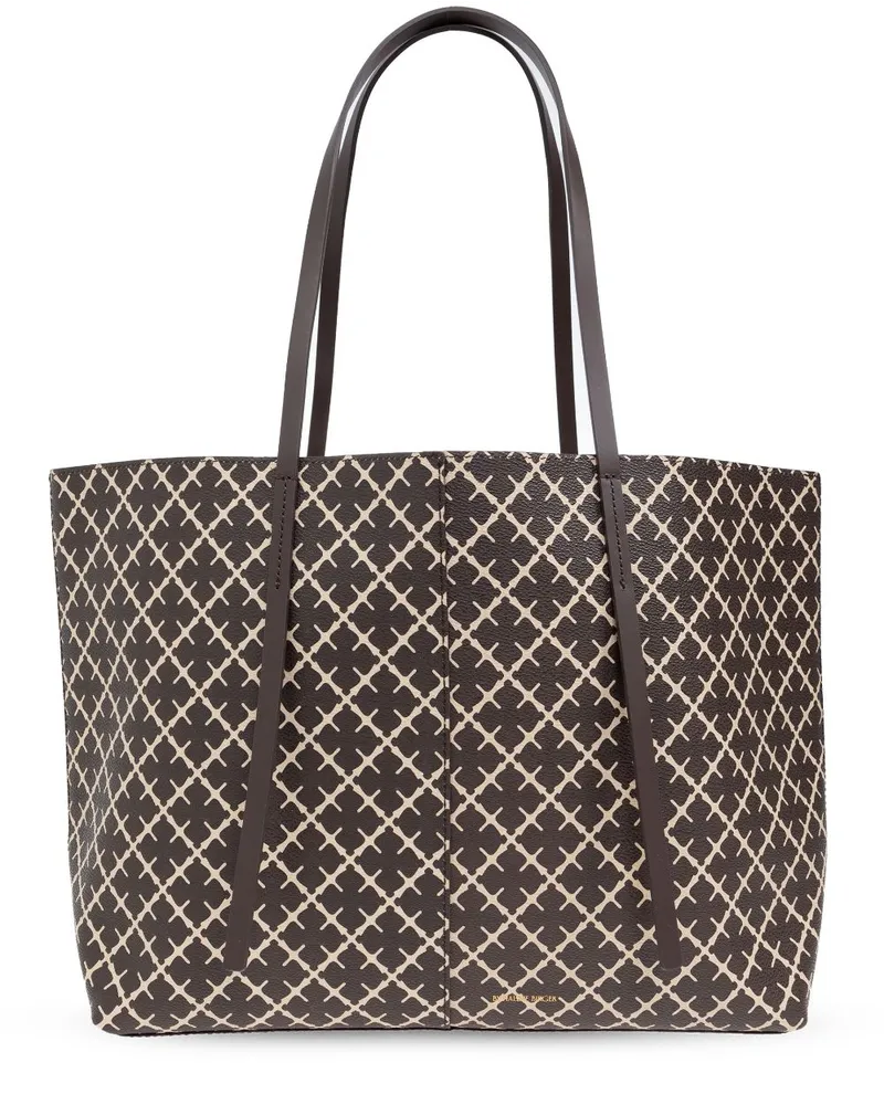 By Malene Birger Shopper mit Print Braun