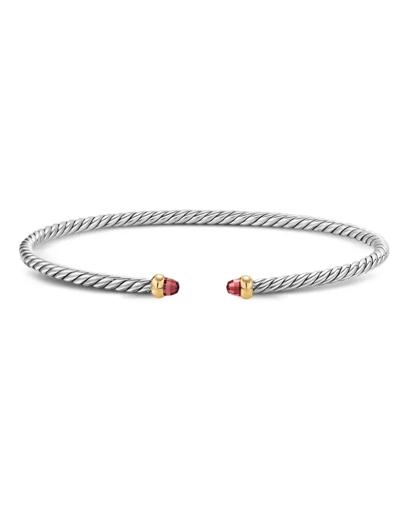 David Yurman micro Cable Flex® bracelet - Silber Silber