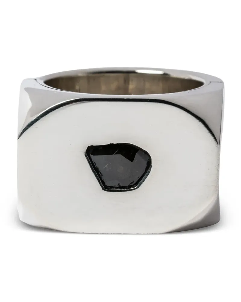 Parts Of Four Sistema Ring aus Sterlingsilber mit Diamant Silber