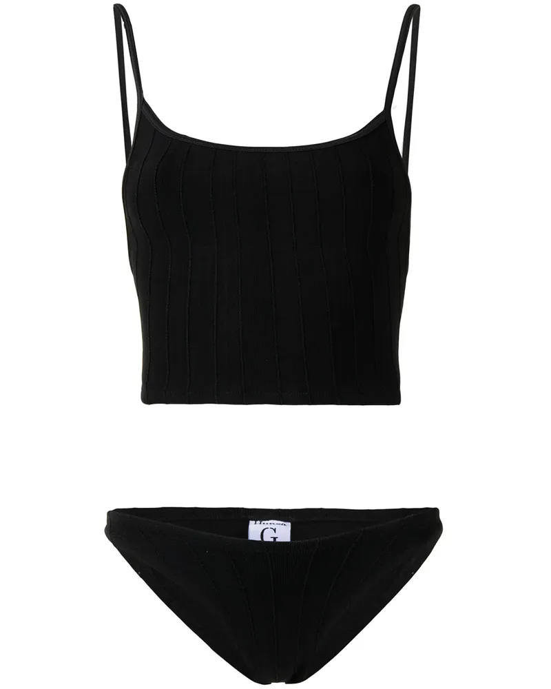 Hunza G Nile Bikini - Schwarz Schwarz