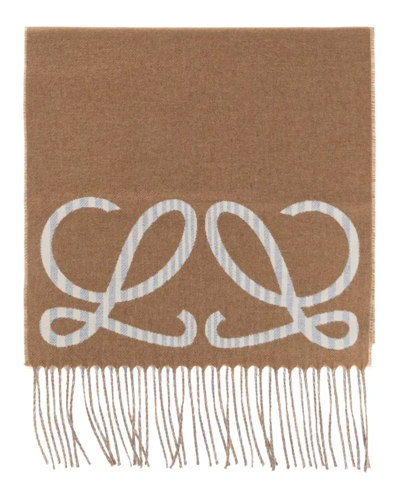 Loewe Schal aus Seide und Kaschmir - Nude Nude