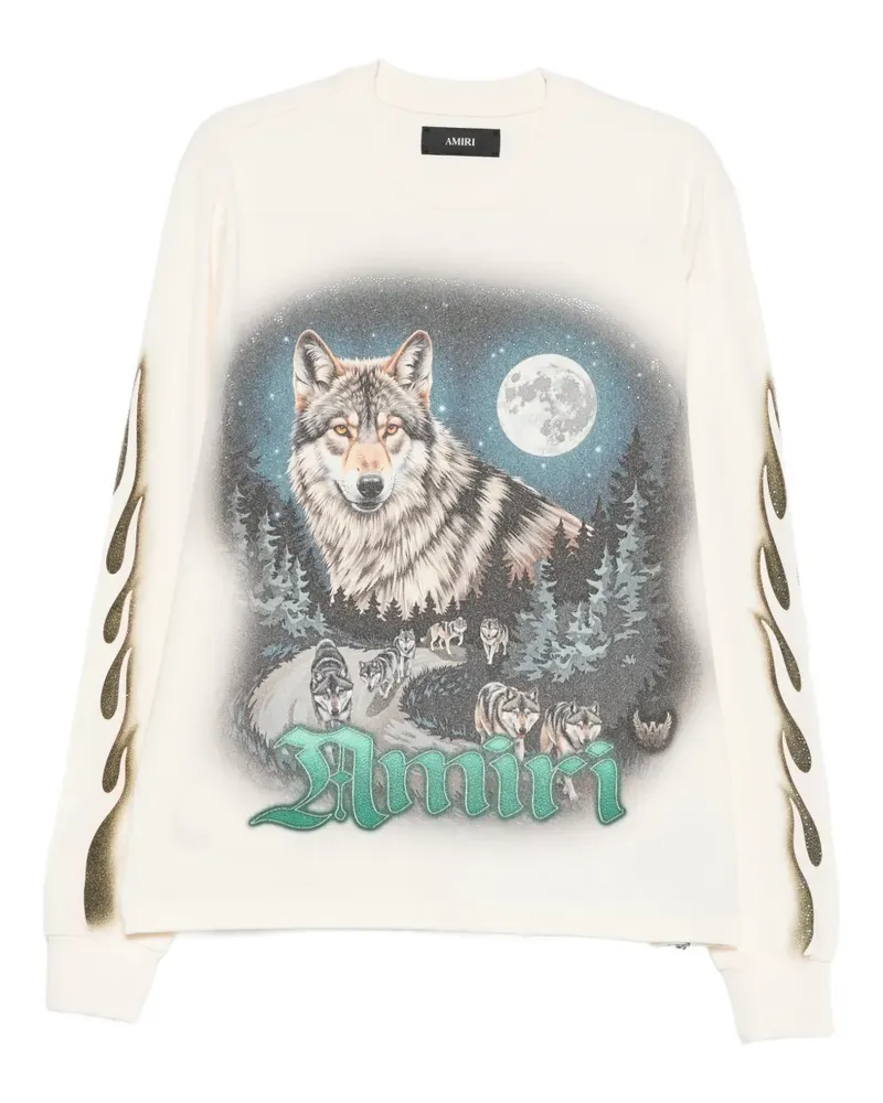 Amiri Klassisches Langarmshirt - Nude Nude