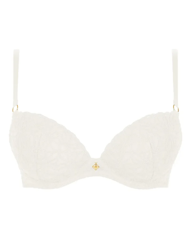Aubade Secret Memories Push-up-BH mit Stickerei - Weiß Weiß
