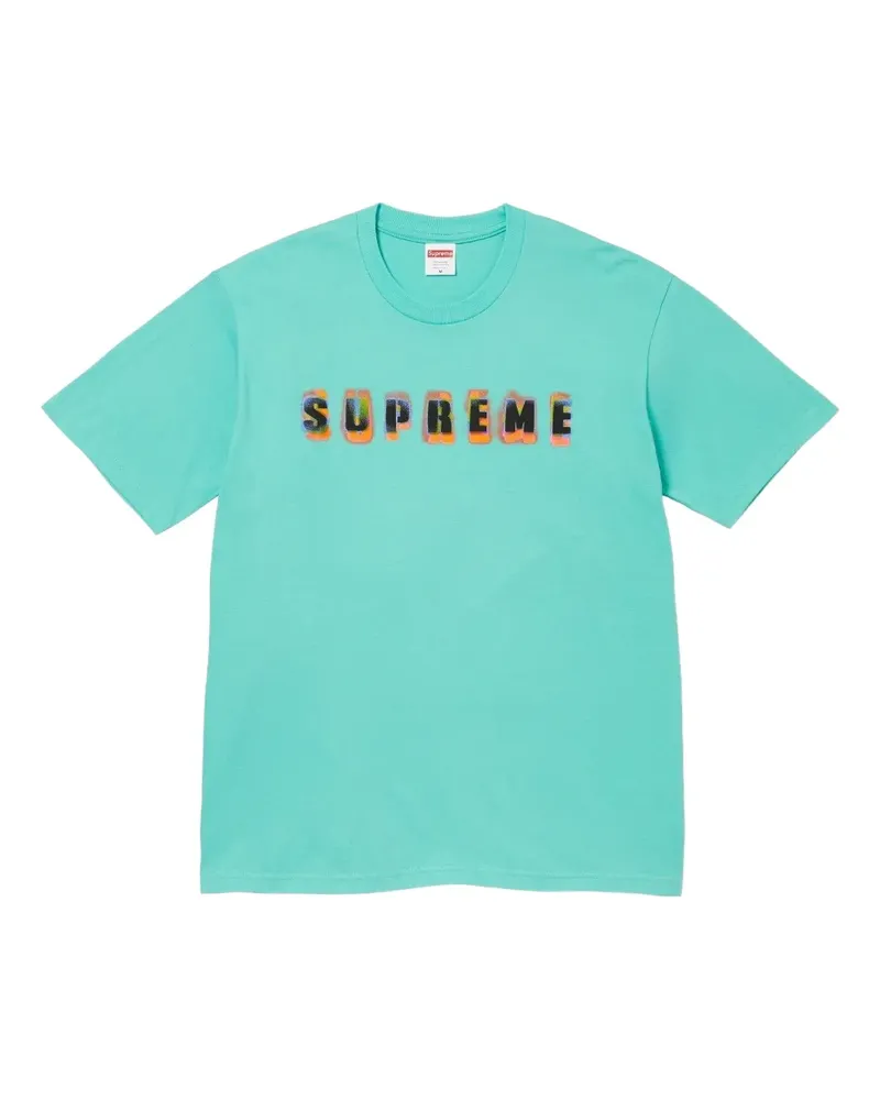 Supreme Being Stencil T-Shirt - Blau Blau