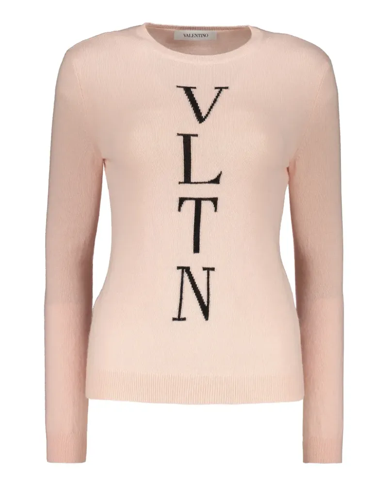 Valentino Garavani Pullover mit VLTN-Print - Rosa Rosa
