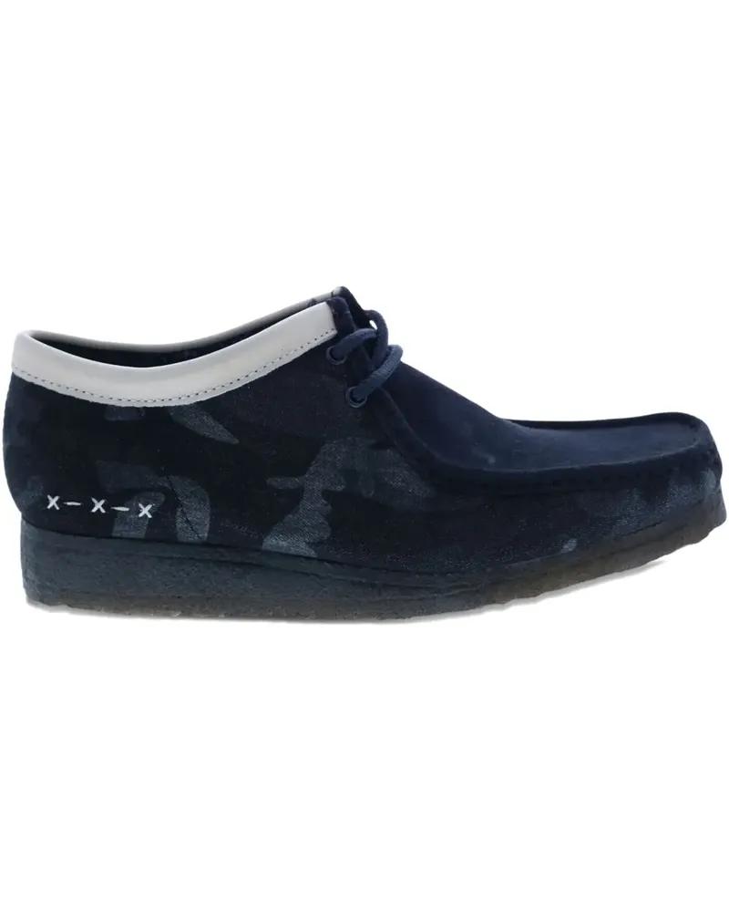 Clarks Wallabee Schnürstiefel - Blau Blau