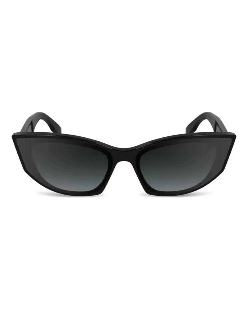 Karl Lagerfeld Sonnenbrille mit Cat-Eye-Gestell - Schwarz Schwarz