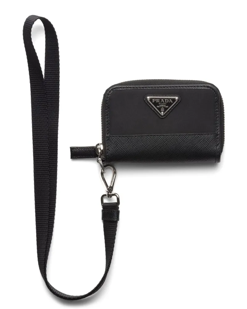 Prada Re-Nylon Portemonnaie Schwarz