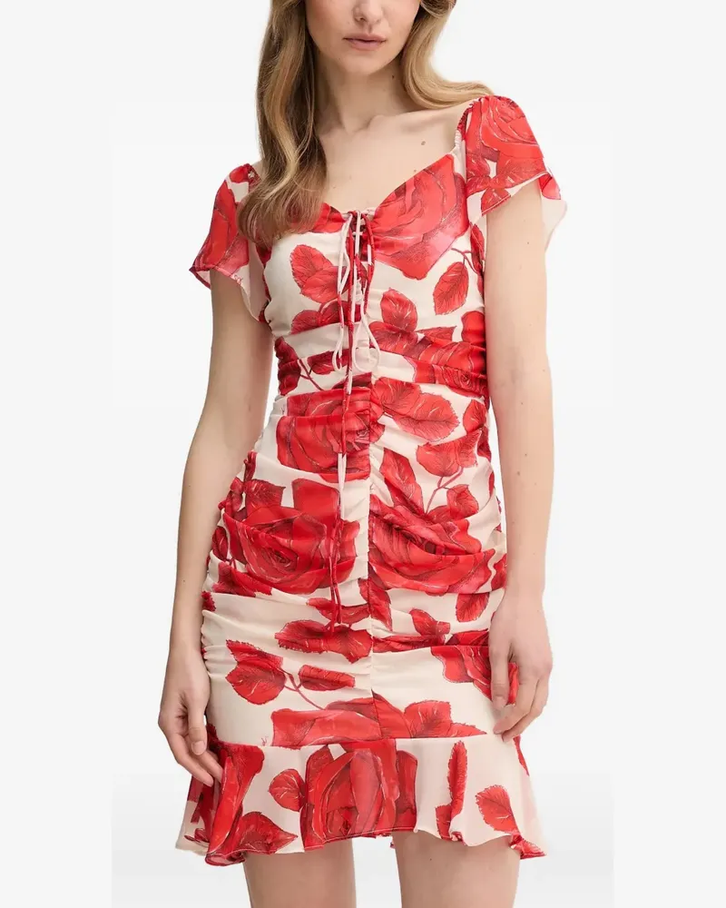 Gaudi Gerafftes Minikleid - Rot Rot