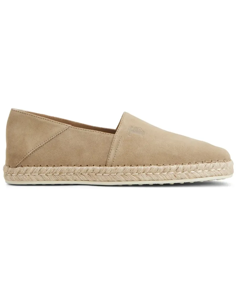 TOD'S Espadrilles mit Logo-Prägung - Nude Nude