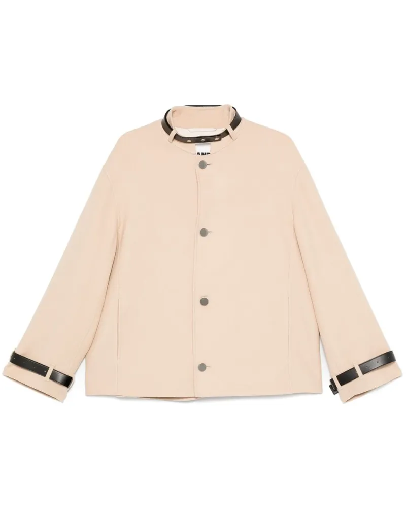 Jil Sander Mantel mit Gürtel - Nude Nude