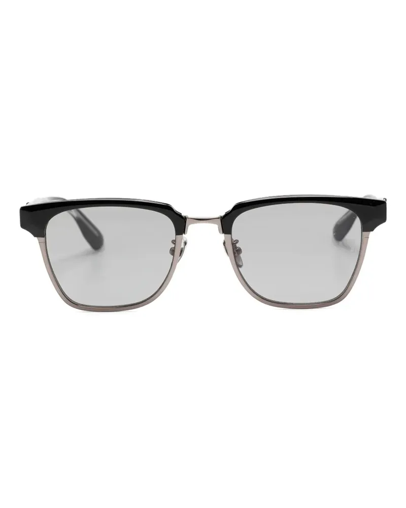Mastermind Japan Sonnenbrille mit Totenkopf-Schild - Grau Grau